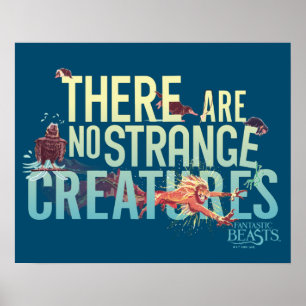Fantastic Beasts - There Are No Strange Creatures Poster
