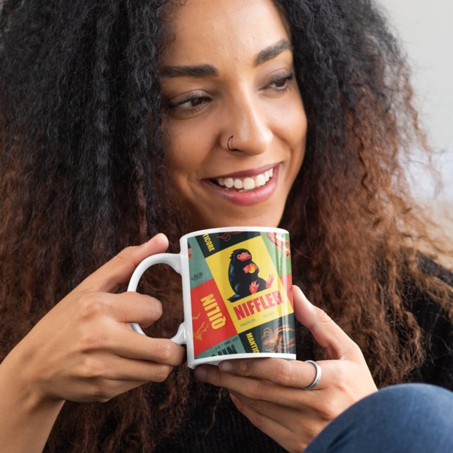 Fantastic Beasts Vintage Pattern Large Coffee Mug (Creator Uploaded)
