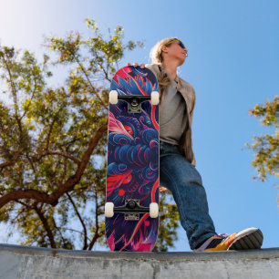 Fantastic Blossom Fury Dragon Skateboard