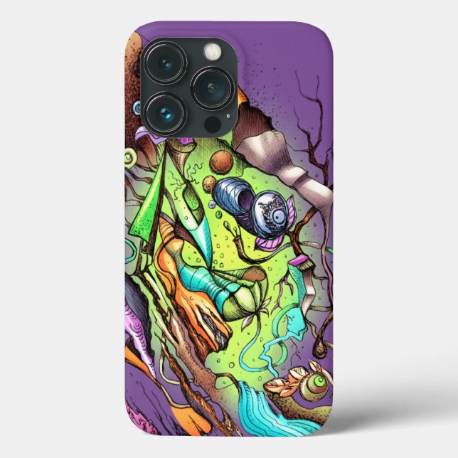 Fantastic comic-style image Case-Mate iPhone case (Back)