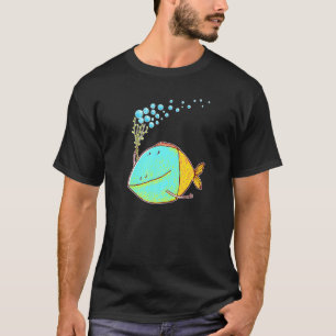 Fantastic Fabulous Colourful Fish With Bubbles T-Shirt