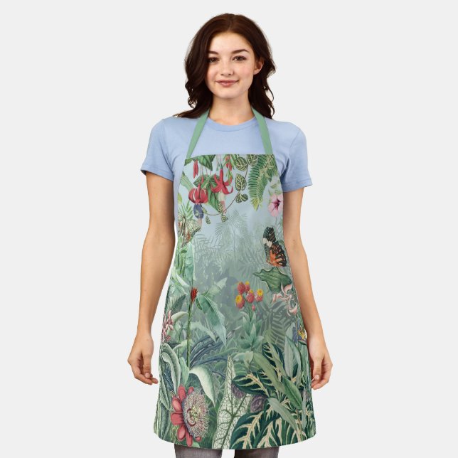 Fantastic Fabulous Tropics Rainforest Apron (Worn)