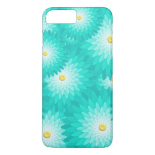 Fantastic Fantasy Flowers-Turquoise Case-Mate iPhone Case