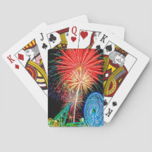 Fantastic Fireworks Playing Cards