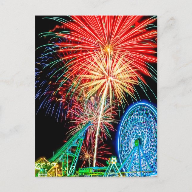 Fantastic Fireworks Postcard (Front)