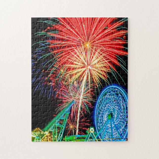 Fantastic Fireworks Puzzle (Vertical)