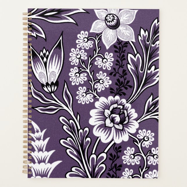 Fantastic Flowers (Plum) Fine Art Planner (Front)