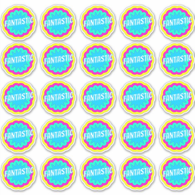 Fantastic Fun Cute Teacher Reward Comment Stickers (Front)