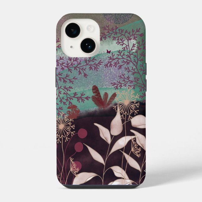 Fantastic landscape iPhone case (Back)