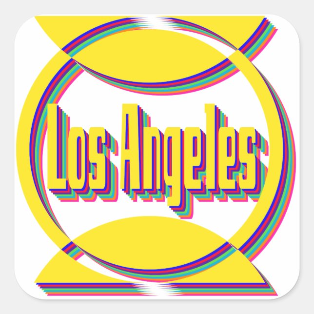 Fantastic Los Angeles 1 Sticker (Front)
