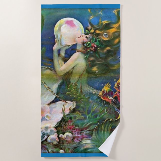 fantastic mermaid beach towel (Front)