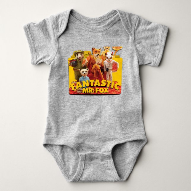 Fantastic Mr Fox Baby Bodysuit (Front)