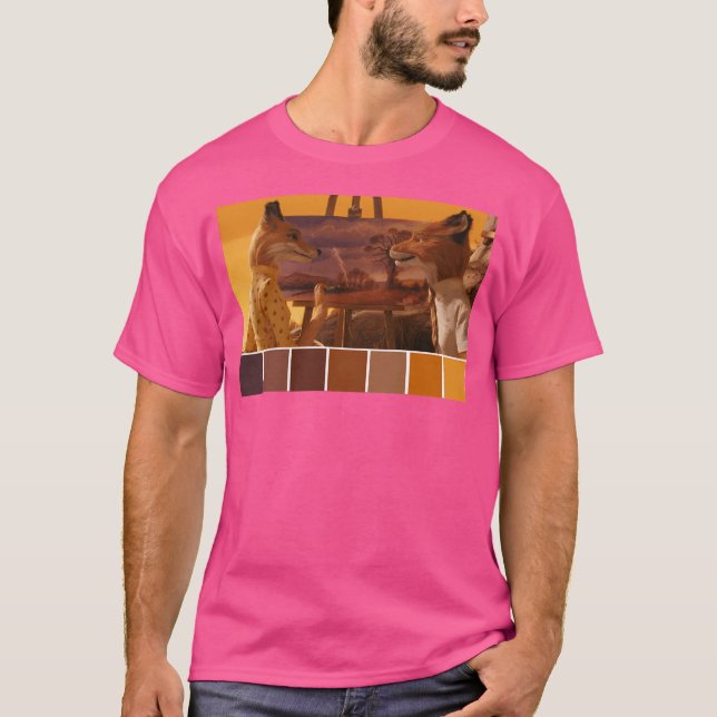 Fantastic Mr. Fox Palette T-Shirt (Front)