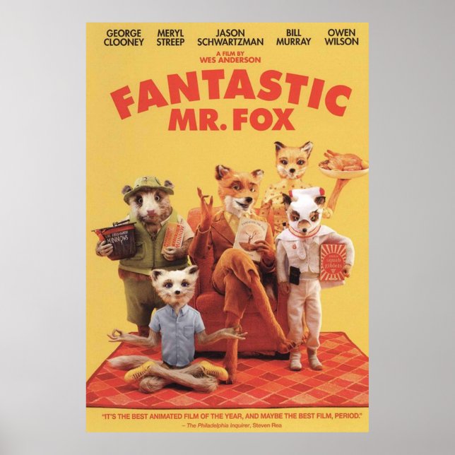 Fantastic Mr Fox Poster (Front)