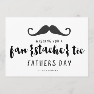 FANTASTIC MUSTACHE FATHERS DAY CARD