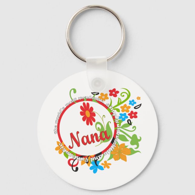Fantastic Nana Key Ring (Front)