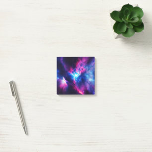 Fantastic Nebula Abstract Space 7 Post-it Notes