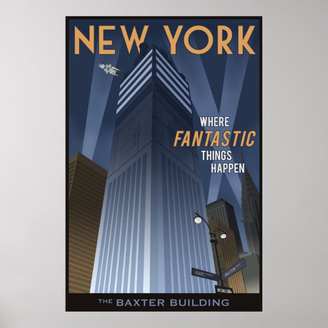 Fantastic New York Poster (Front)