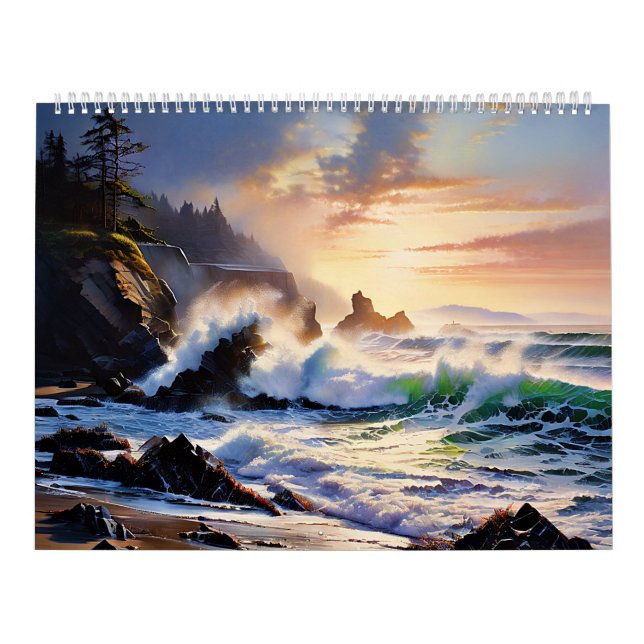 Fantastic painted coastal images calendar (Cover)