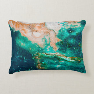 Fantastic Patterns of Colours and Paints abstract, Decorative Cushion
