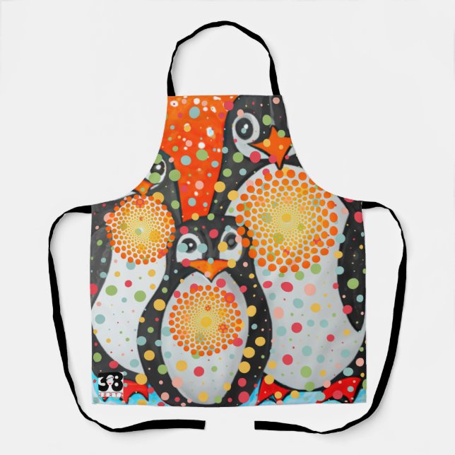 Fantastic Penguins Apron (Front)
