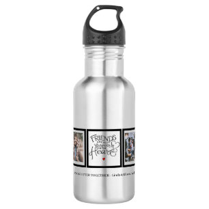 Fantastic Photo Collage Best Frien Water Bottle