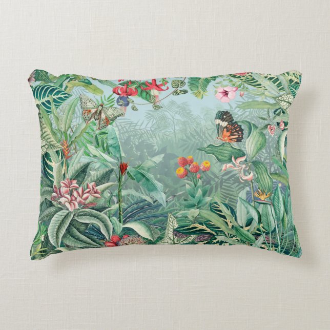 Fantastic Rainforest Paradise   Decorative Cushion (Front)