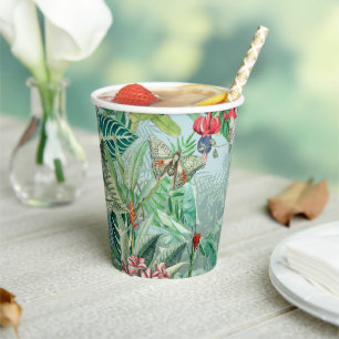 Fantastic Rainforest Paradise Paper Cups