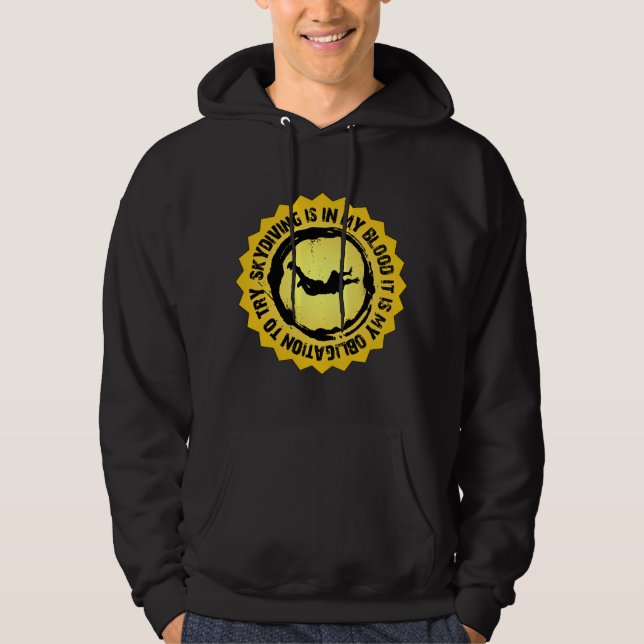 Fantastic Skydiving Seal Hoodie (Front)