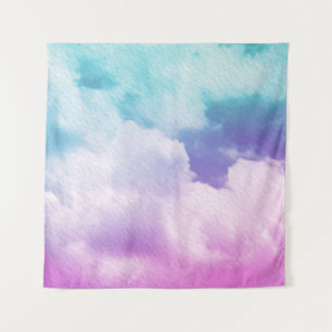fantastic soft cloud with pastel gradient colour a tapestry