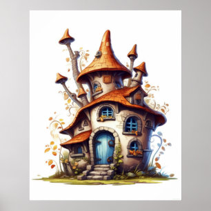Fantastic Tale Cottage House  Poster