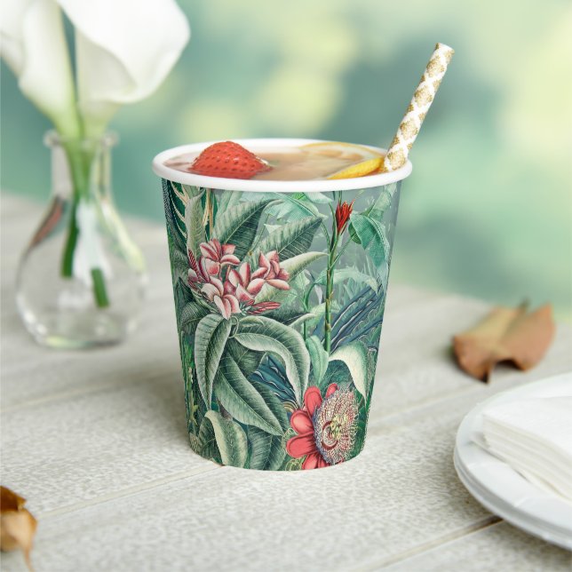 Fantastic Tropics Rainforest Paradise Paper Cups (Insitu)