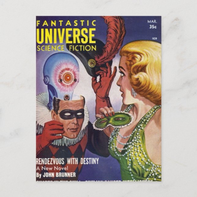 fantastic Universe 2 Jigsaw Puzzle Postcard (Front)