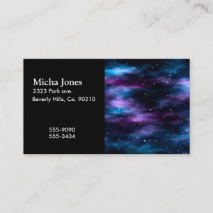 Fantastic Voyage Space Nebula Business Card