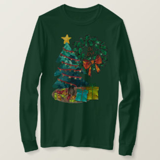 Fantastic Watercolor Christmas Personalised T-Shirt