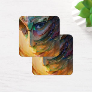 Fantastic woman portrait