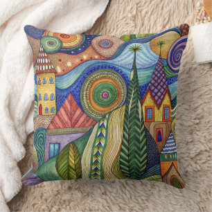 Fantastic World designer cushion