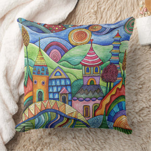 Fantastic World designer cushion