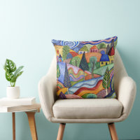 Fantastic World  designer cushion
