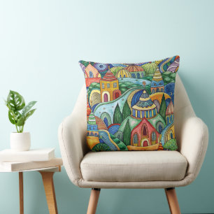 Fantastic World designer cushion