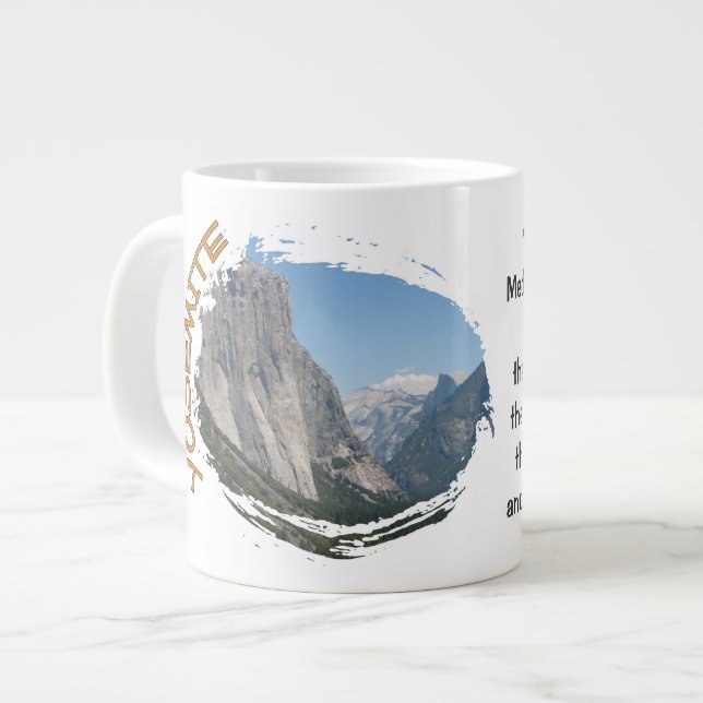 Fantastic Yosemite Jumbo Mug! Large Coffee Mug (Front Left)