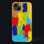 Fantastical Abstract Painting by Kris Taylor iPhone 13 Case<br><div class="desc">Kris Taylor used heavy brush strokes to create this fantastical abstract painting. The colours feel as if they are ready to leap off the print and right onto your wall. Order your copy today!</div>
