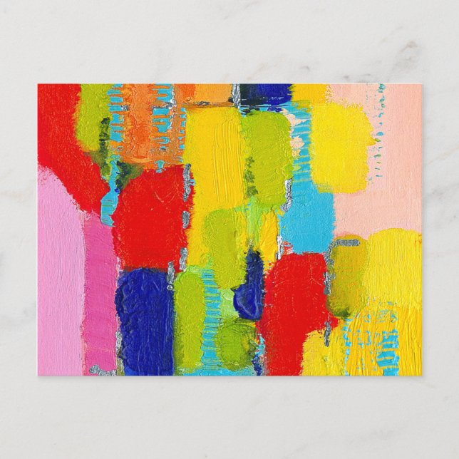 Fantastical Abstract Painting by Kris Taylor Postcard (Front)