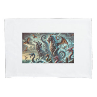 Fantastical Creature Gathering Pillowcase