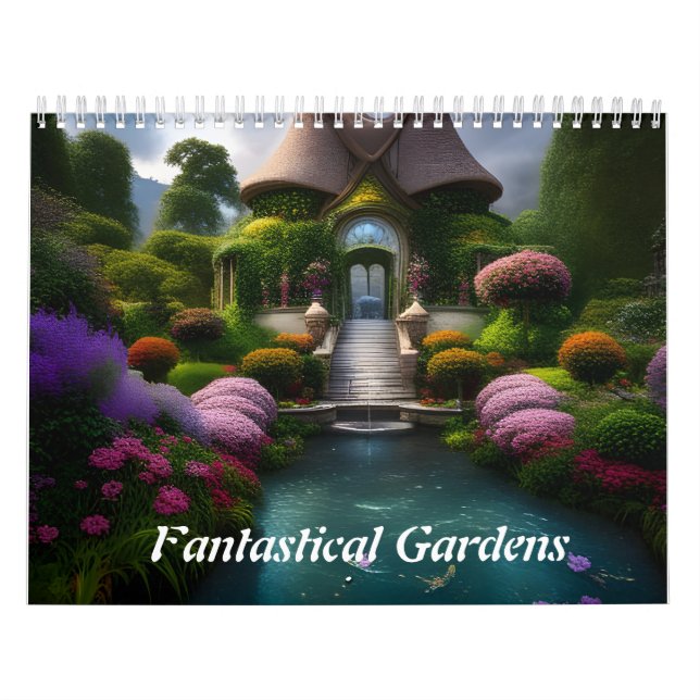 Fantastical Gardens Calendar (Cover)