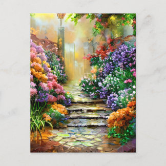 Fantastical Intricate Detail 8k Resolution Afremov Postcard