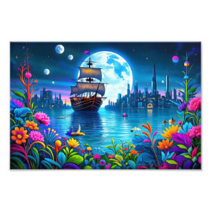 Fantastical Scenes in Vivid Colour Photo Print