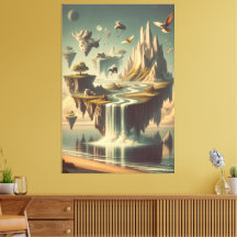 Fantastical Subconscious Landscape - Vivid Purples