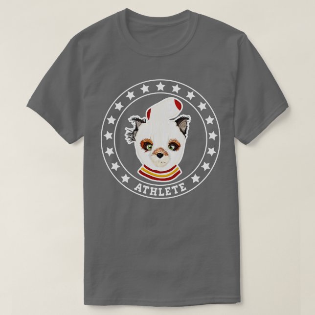 FantasticFox Ash Stars Athlete T-Shirt (Design Front)