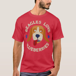 FantasticFox Beagles Love Blueberries Weathered Do T-Shirt